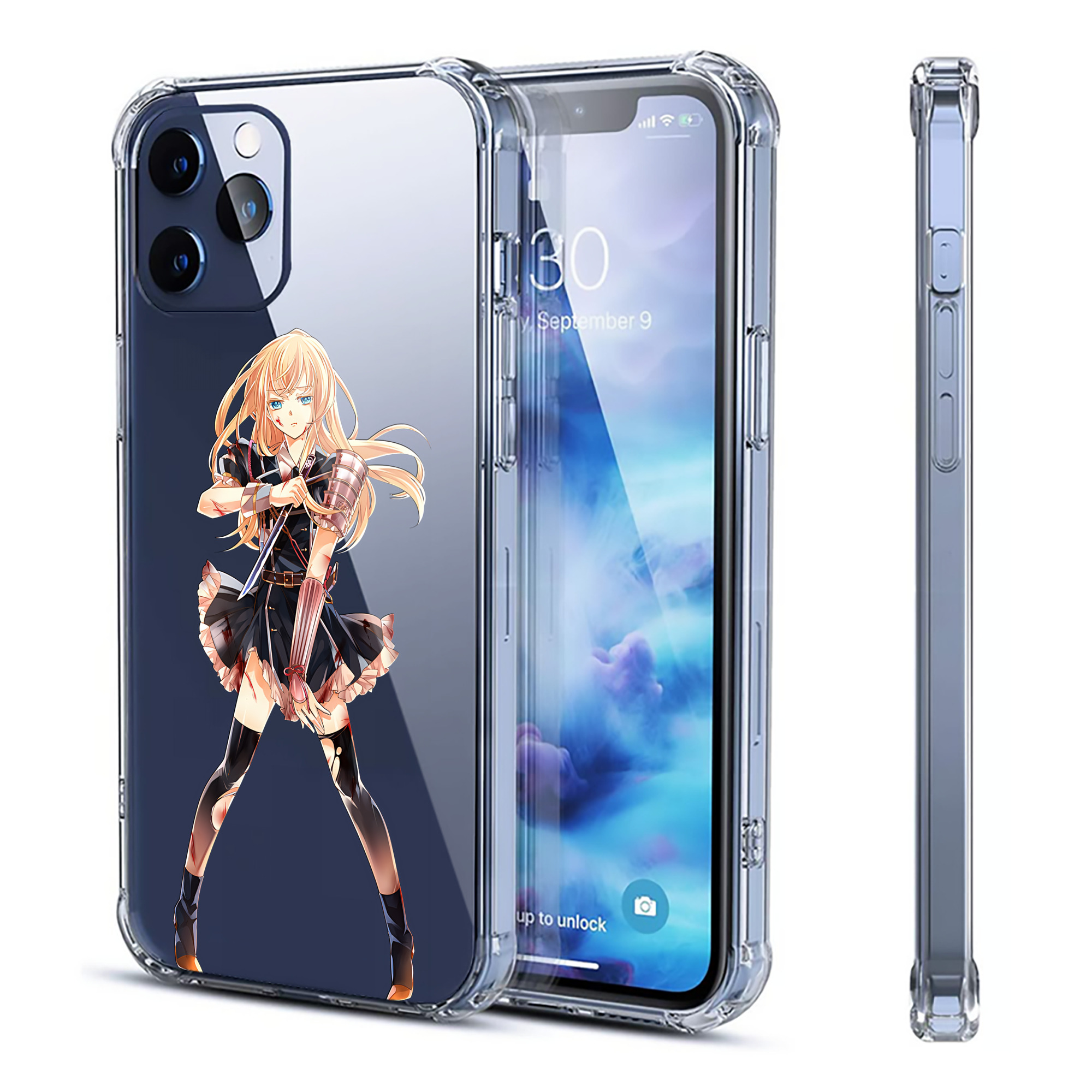 （画像用） 刀剣乱舞 Touken Ranbu 【iPhone 12シリーズ対応】透明スマホケース（クリアソフトケース）
